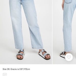 Levis Ribcage straight ankle - size 26
